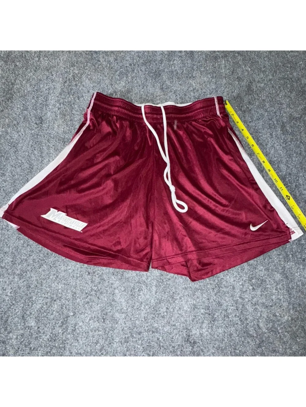 Nike Manhattanville Softball Athletic Mesh Shorts Womens XL Vtg y2k 90s Rare